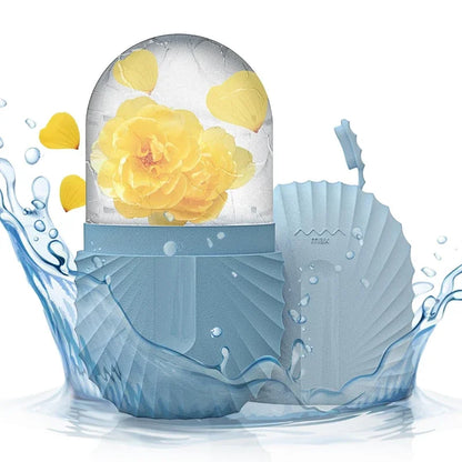 Silicone Ice Face Roller and Mold for Reducing Eye Puffiness and Shrinking Pores