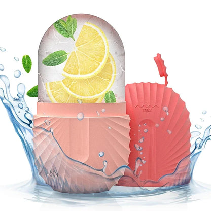 Silicone Ice Face Roller and Mold for Reducing Eye Puffiness and Shrinking Pores