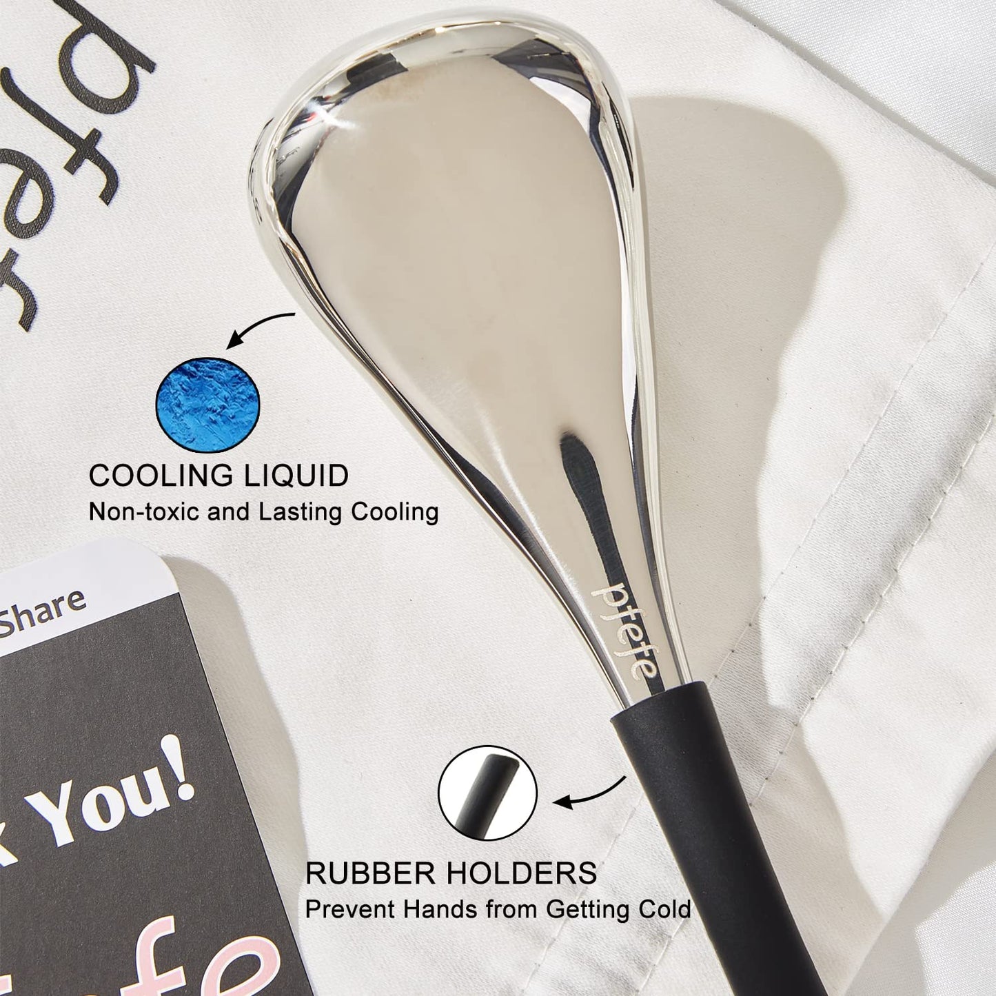 Stainless Steel Ice Globes for Facial Care - Cryo Sticks for Women and Estheticians with Storage Case