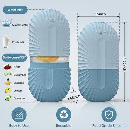 Silicone Ice Face Roller and Mold for Reducing Eye Puffiness and Shrinking Pores