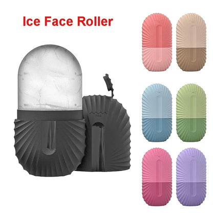 Silicone Ice Face Roller and Mold for Reducing Eye Puffiness and Shrinking Pores