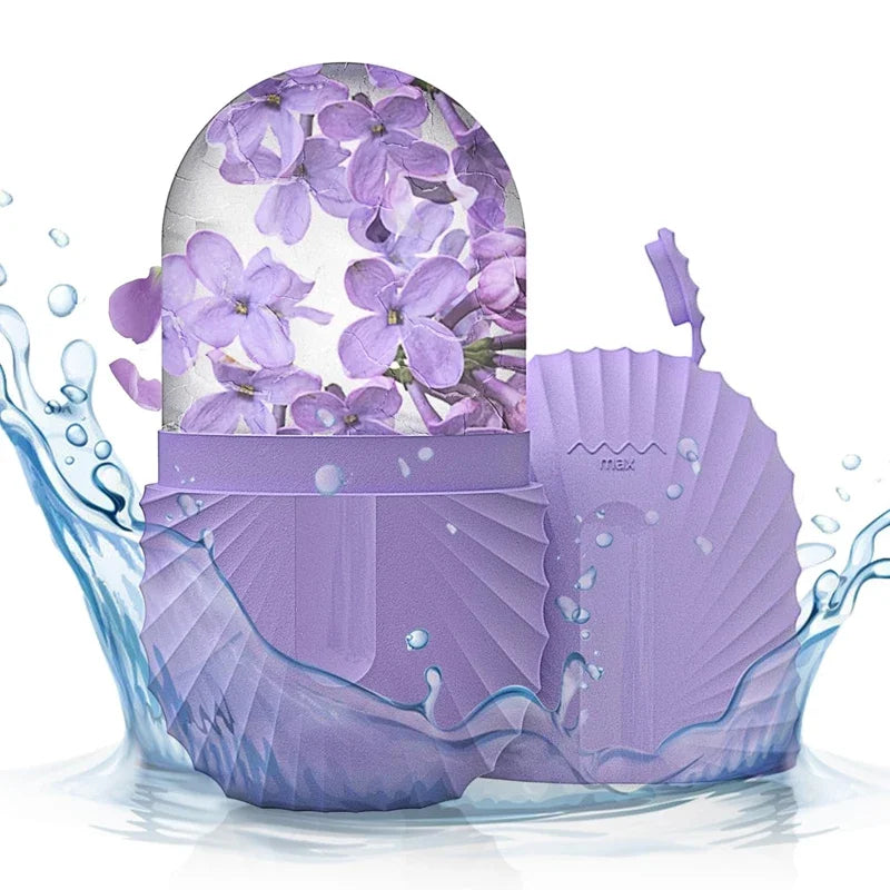 Silicone Ice Face Roller and Mold for Reducing Eye Puffiness and Shrinking Pores
