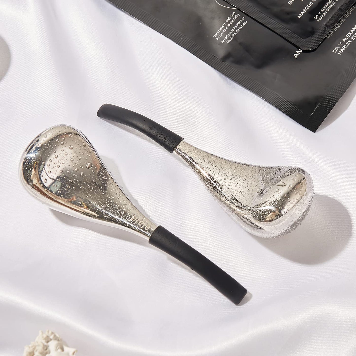 Stainless Steel Ice Globes for Facial Care - Cryo Sticks for Women and Estheticians with Storage Case
